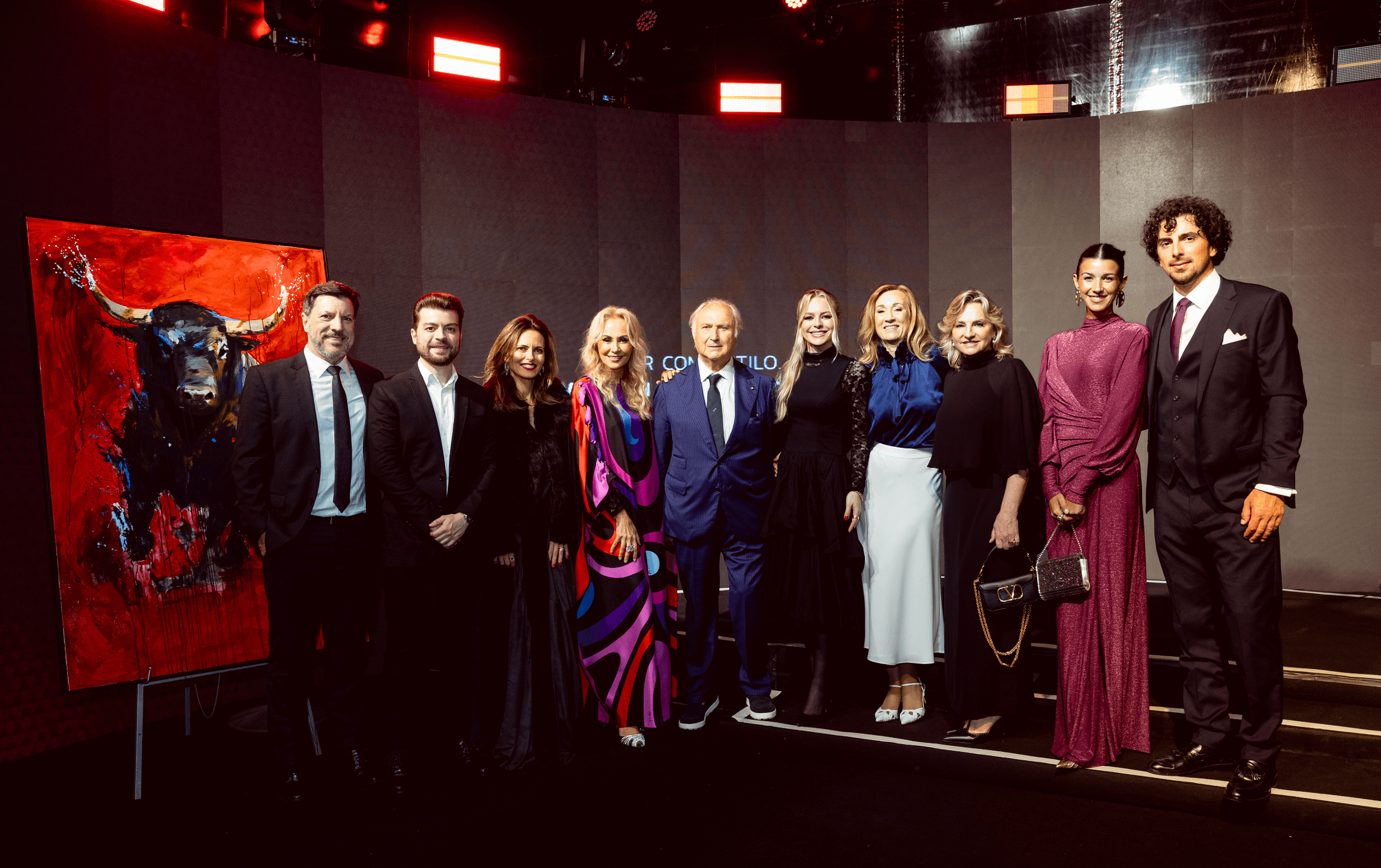Convidados na entrega do primeiro Tonino Lamborghini Residences do mundo, em Balneário Camboriú